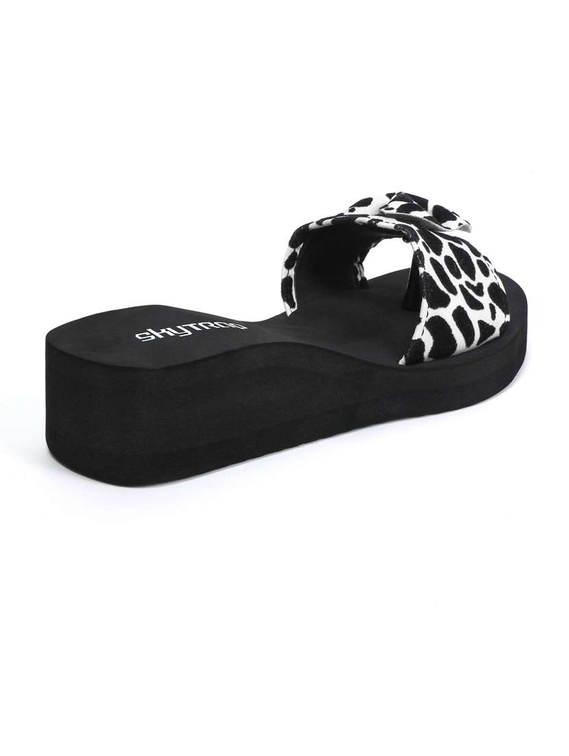 women black open toe flip flops - 21640331 -  Standard Image - 1