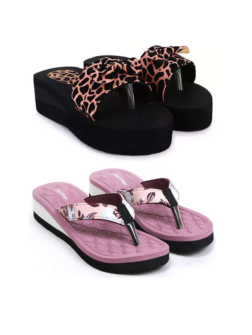 women pack of 2 slippers