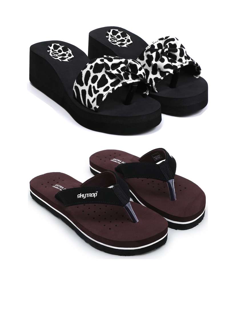 women pack of 2 comfy lounge flip-flops