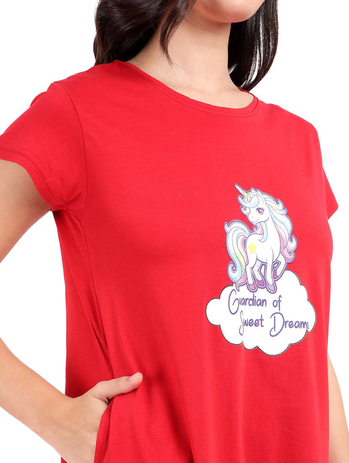 women printed cotton sleepshirts - 21641021 -  Standard Image - 6