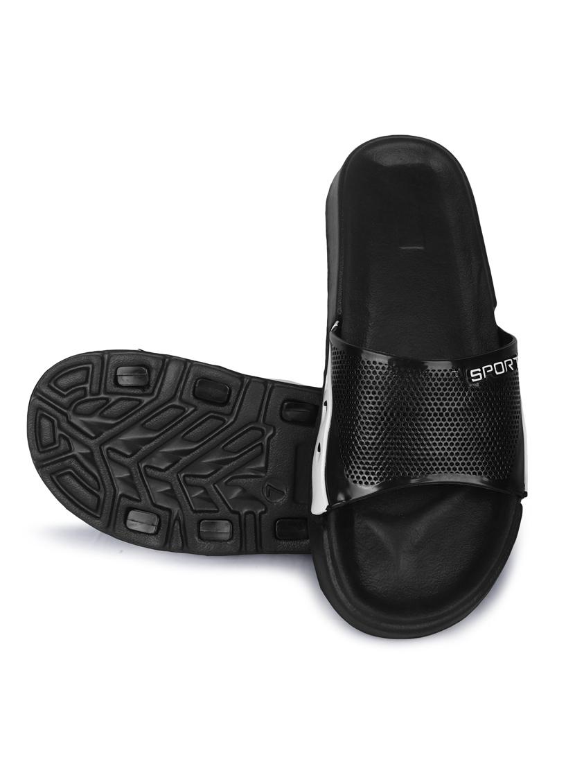 men solid slider flip flop - 21641100 - Standard Image - 4