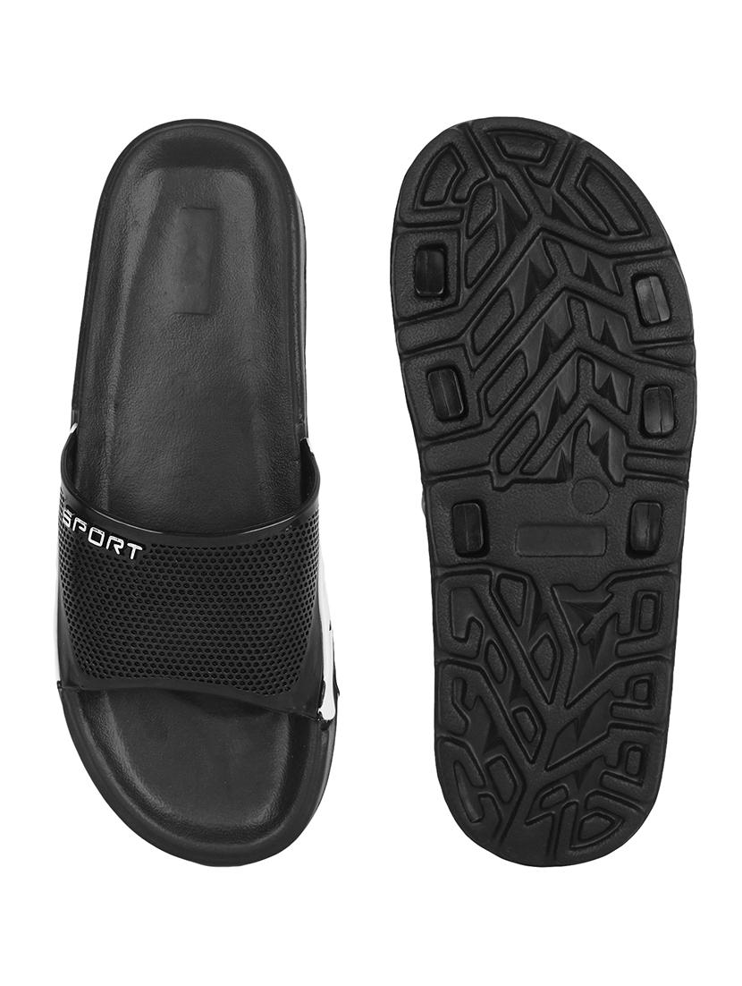 men solid slider flip flop - 21641100 - Standard Image - 6