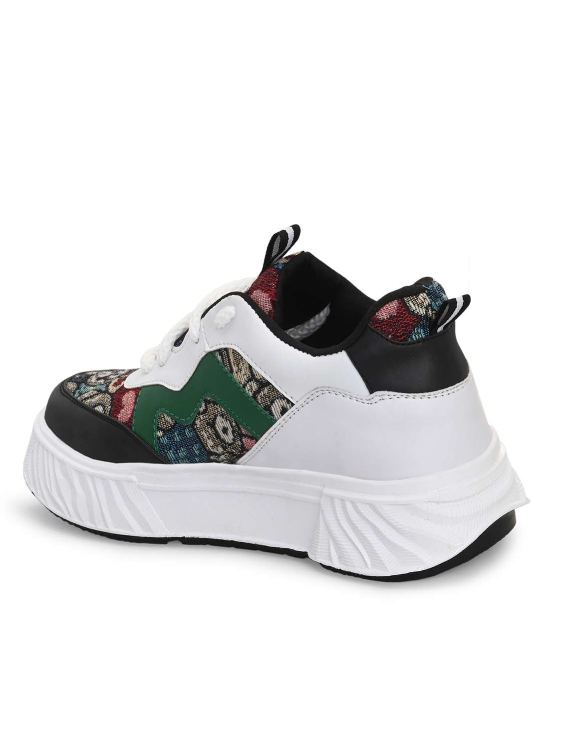 men printed lace up sneaker - 21641124 -  Standard Image - 4