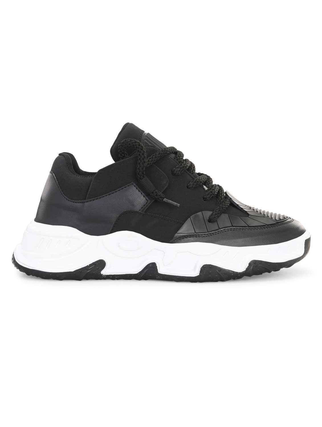 men solid lace up sneaker - 21641125 -  Standard Image - 4