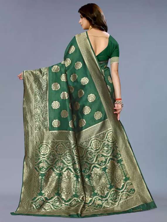 women self design banarasi saree with blouse - 21641249 -  Standard Image - 1