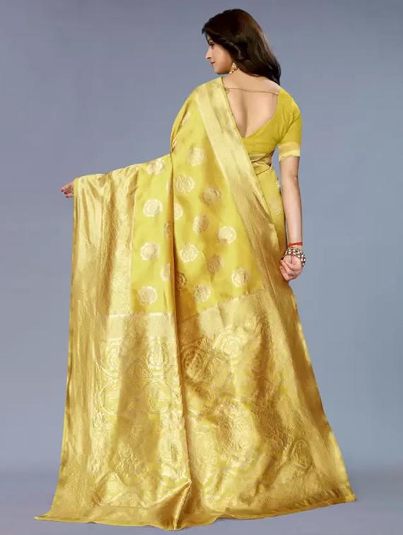women self design banarasi saree with blouse - 21641258 - Standard Image - 1