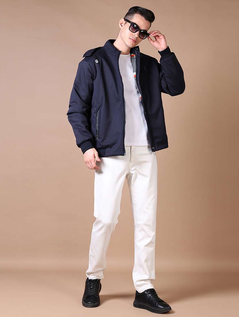 men solid long sleeve casual jacket - 21641375 -  Standard Image - 4