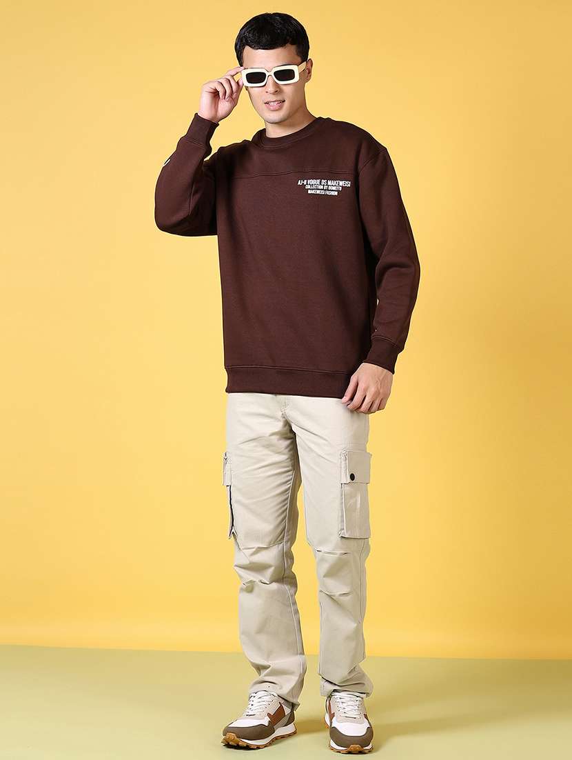men long sleeve regular fit sweatshirt - 21641392 -  Standard Image - 4