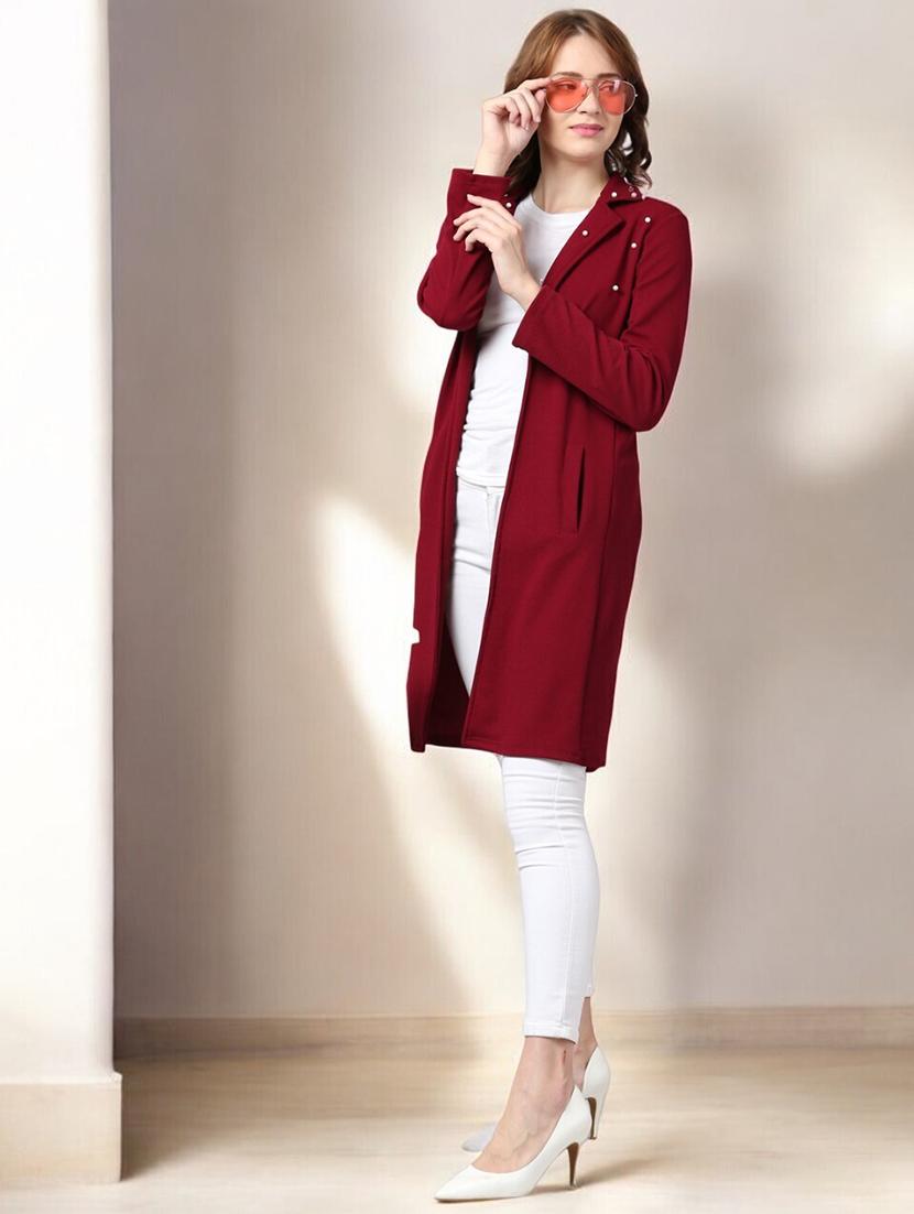 women embellished long sleeve regular shrug - 21641483 - Standard Image - 1