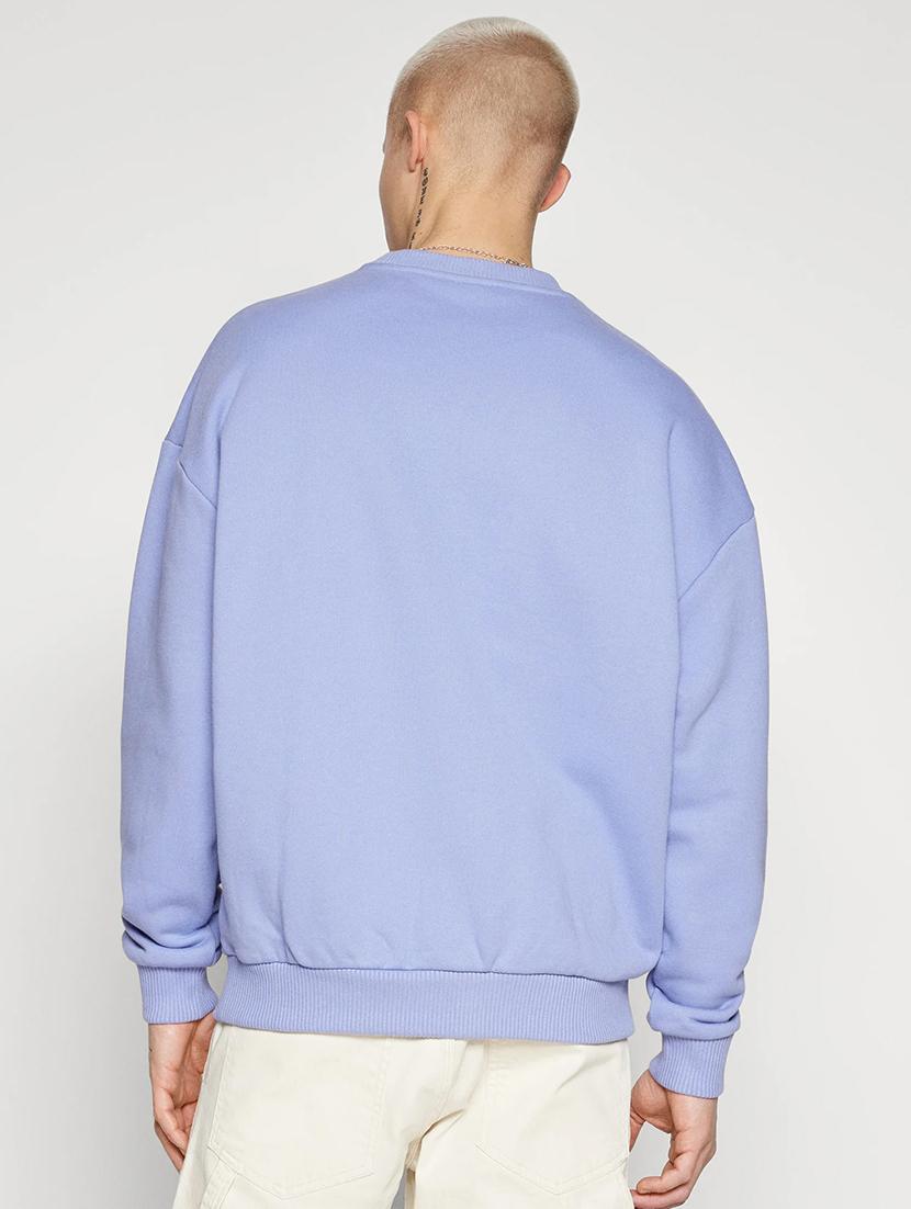 men chest print long sleeve sweatshirt - 21641523 - Standard Image - 1