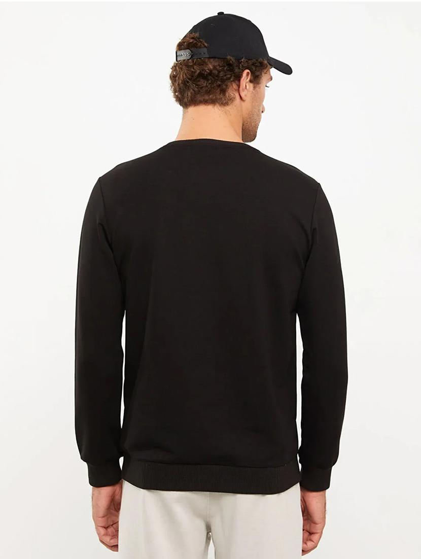 men regular fit printed round neck sweatshirt - 21641646 - Standard Image - 1