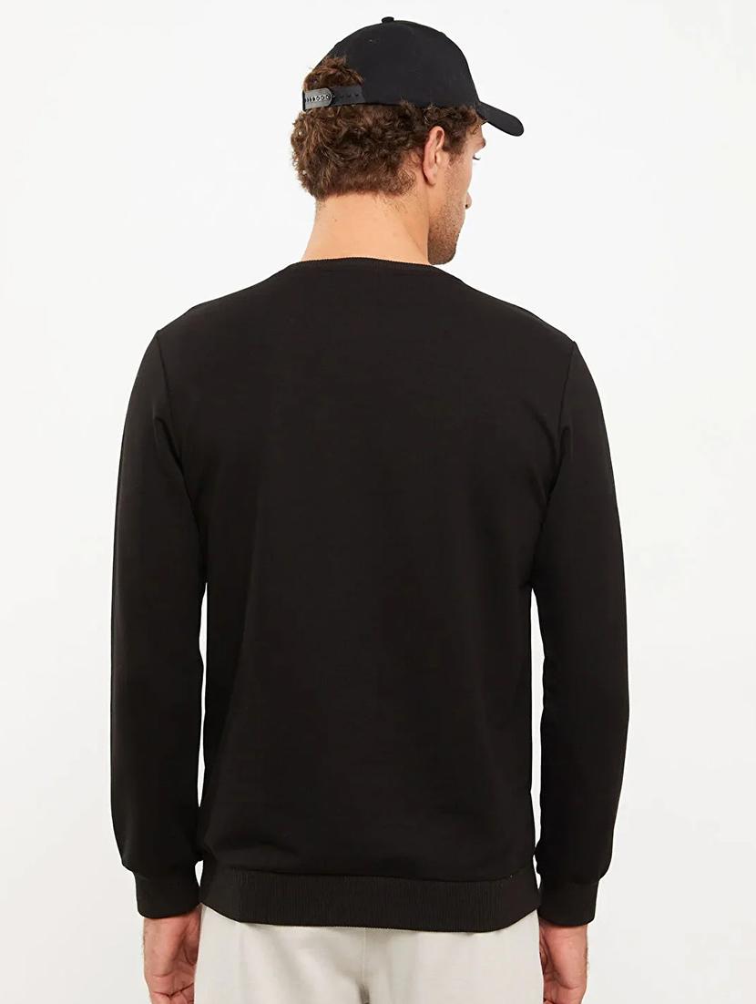 men front print crew neck sweatshirt - 21641711 -  Standard Image - 1
