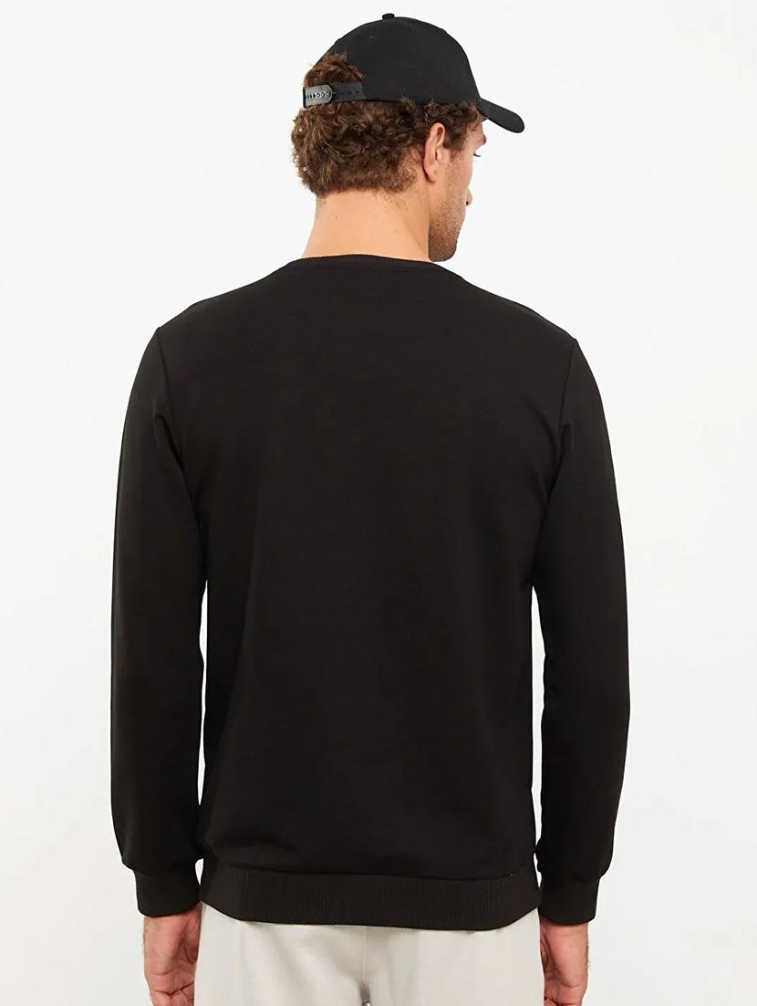 men front print crew neck sweatshirt - 21641714 -  Standard Image - 1