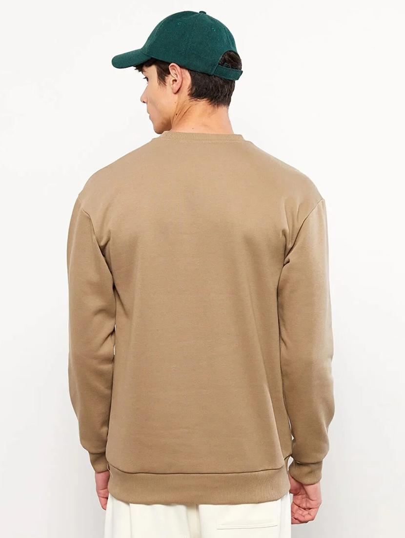 men front print crew neck sweatshirt - 21641740 - Standard Image - 1