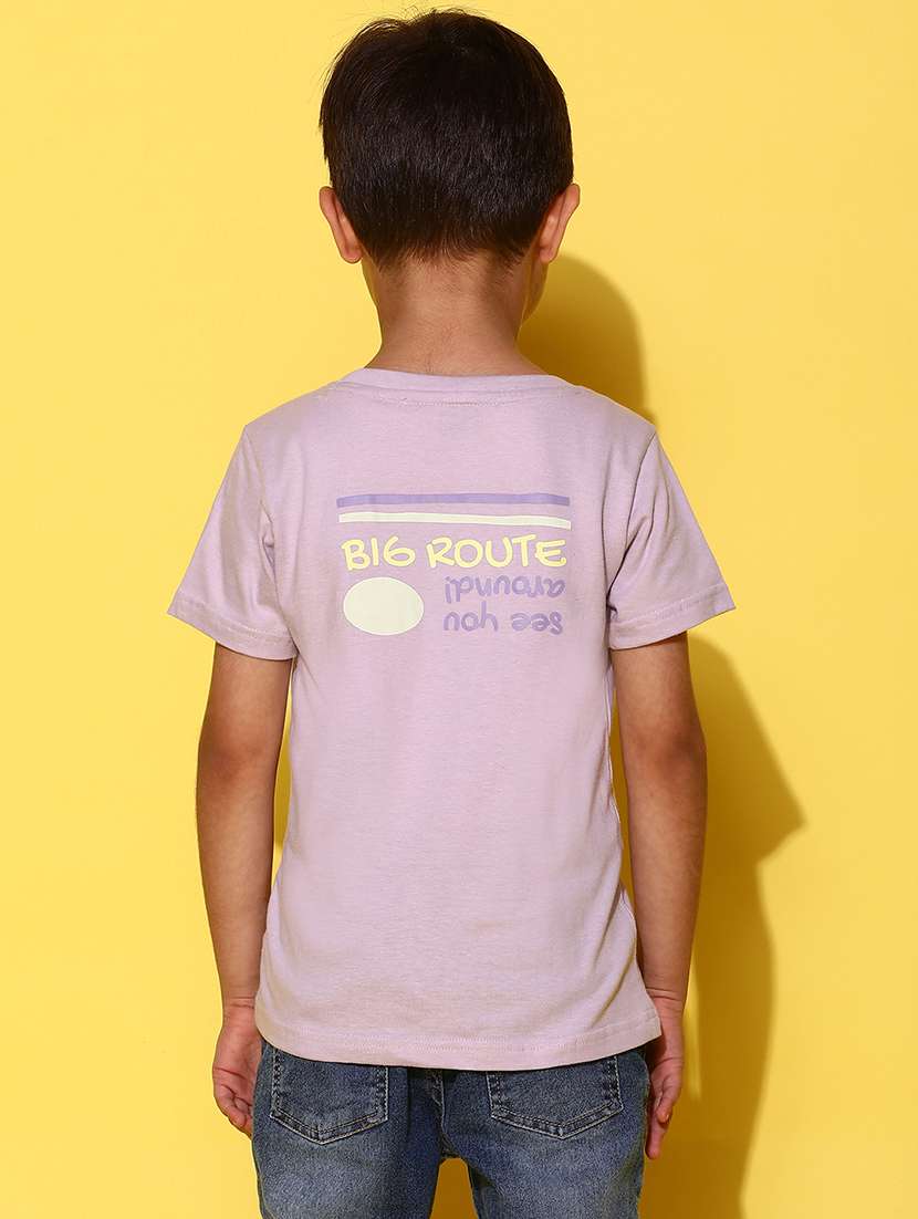 boys front & back print short sleeve t-shirt - 21641961 -  Standard Image - 1