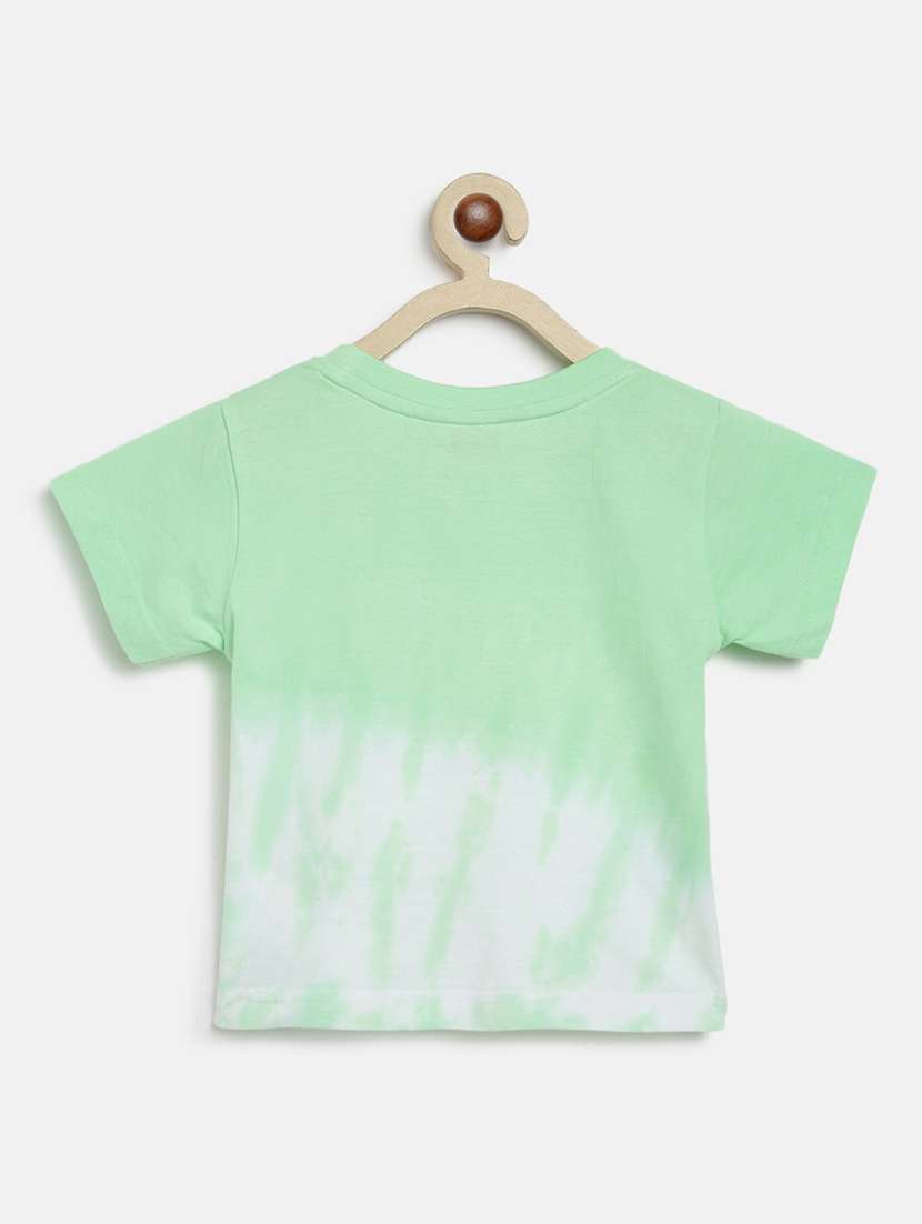 girls front print round neck tees - 21641979 -  Standard Image - 1