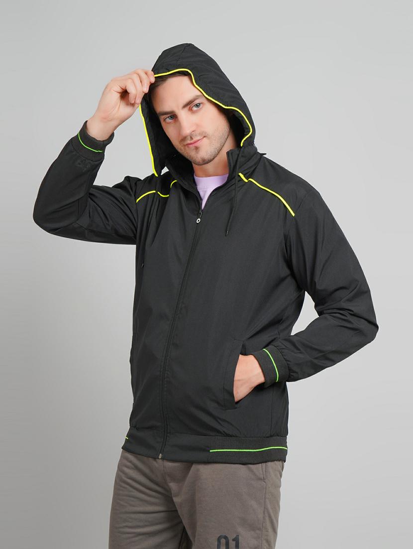 men solid long sleeve casual jacket - 21642261 -  Standard Image - 1