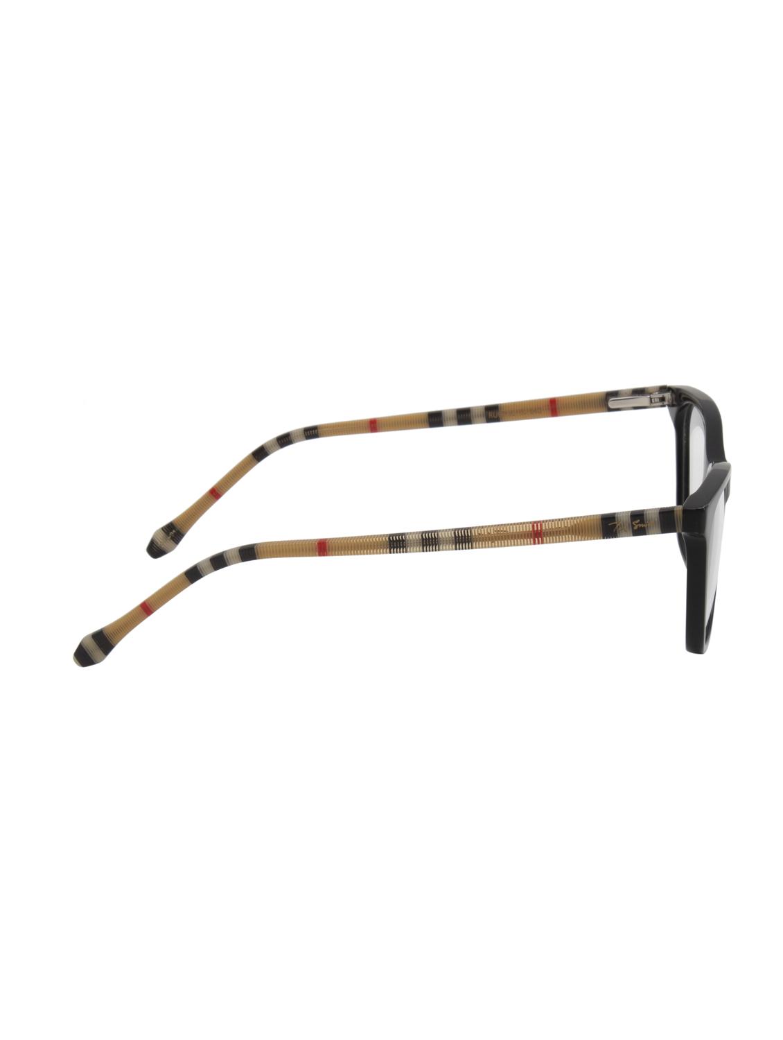 ted smith cat-eye black acetate spectacles frame for mens and womens - 21642414 - Standard Image - 4