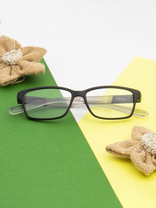 ted smith rectangular black spectacles frame for mens and womens - 21642417 - Standard Image - 0