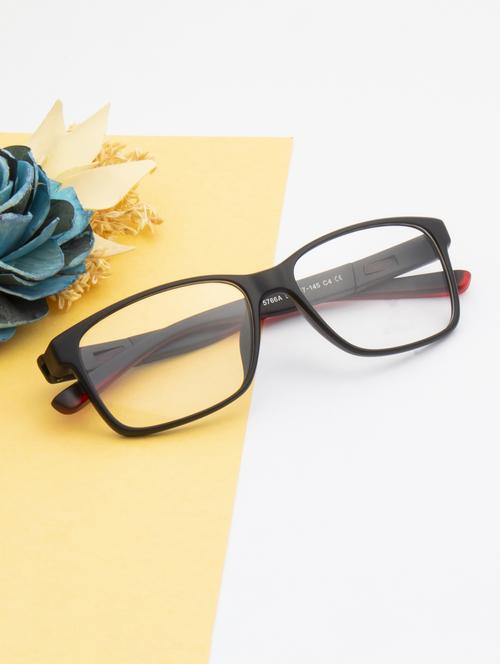 ted smith wayfarer black spectacles frame for mens and womens - 21642420 -  Standard Image - 0