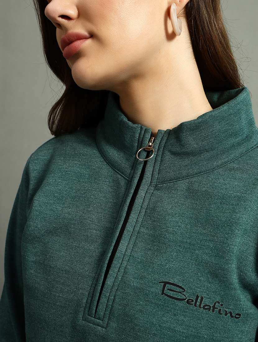 women placement print long sleeve sweatshirt - 21642429 -  Standard Image - 4