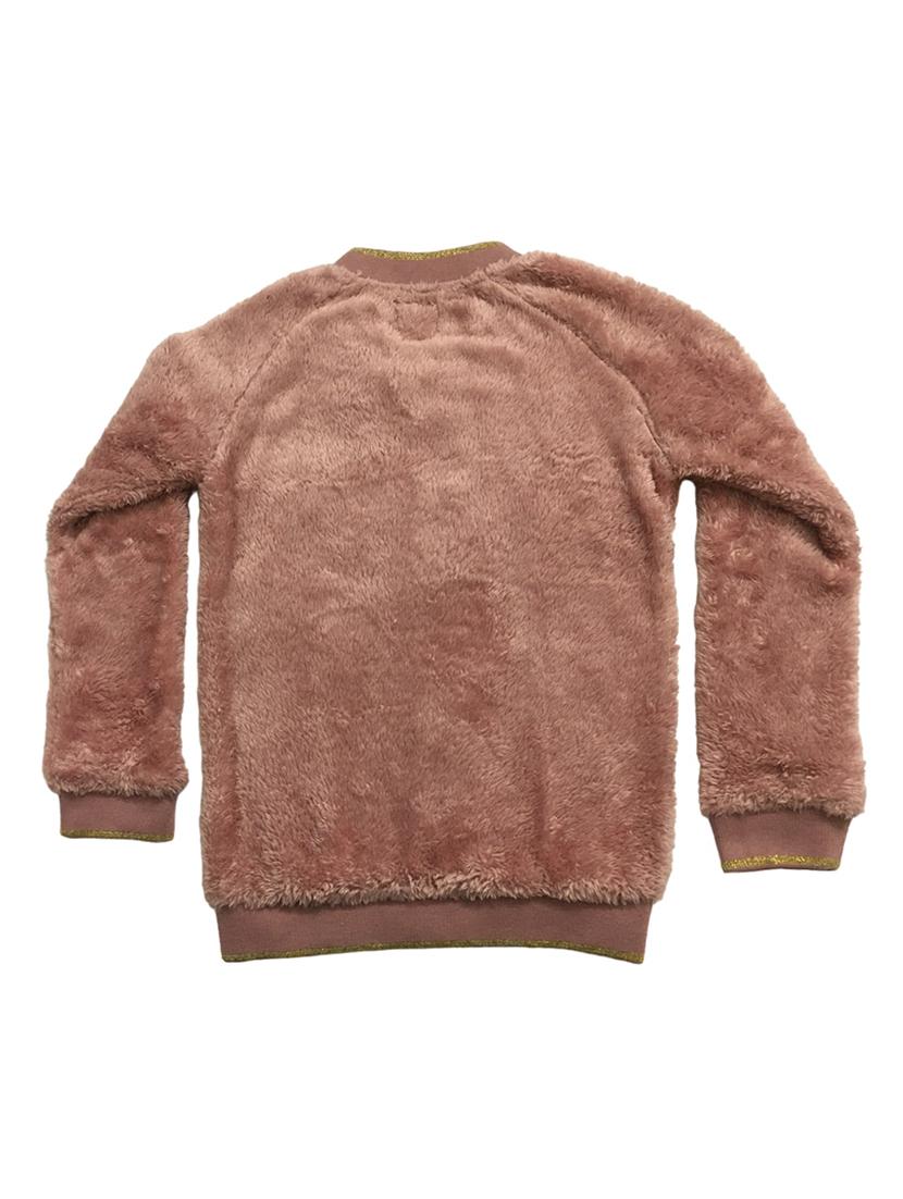girls brown plain long sleeve sweatshirt - 21642435 -  Standard Image - 1