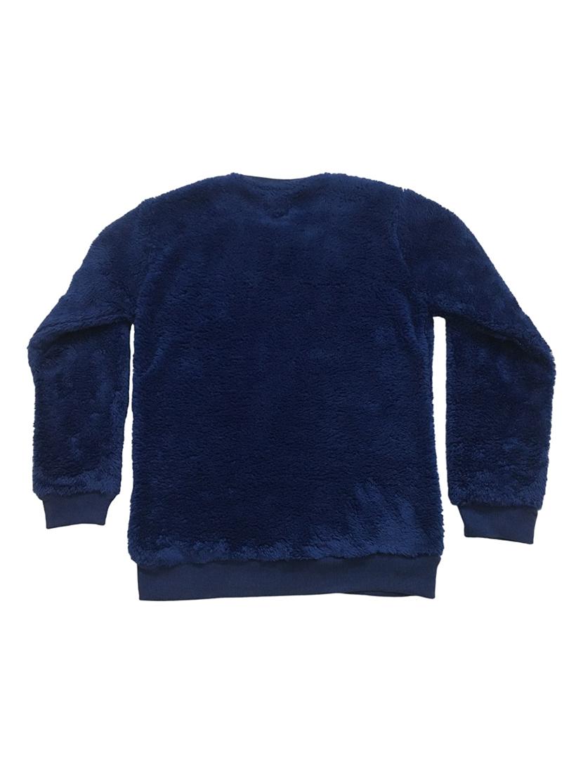 girls solid with work long sleeve sweatshirt - 21642439 - Standard Image - 1