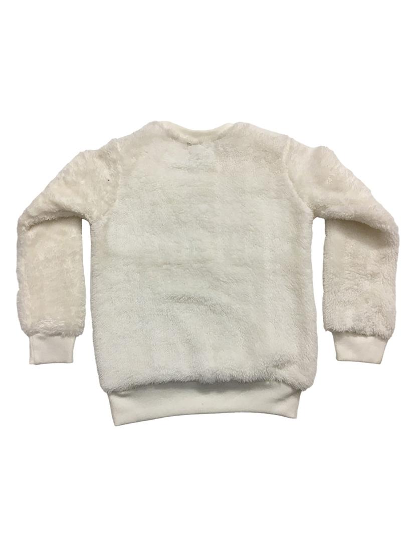 girls solid with work long sleeve sweatshirt - 21642440 - Standard Image - 1