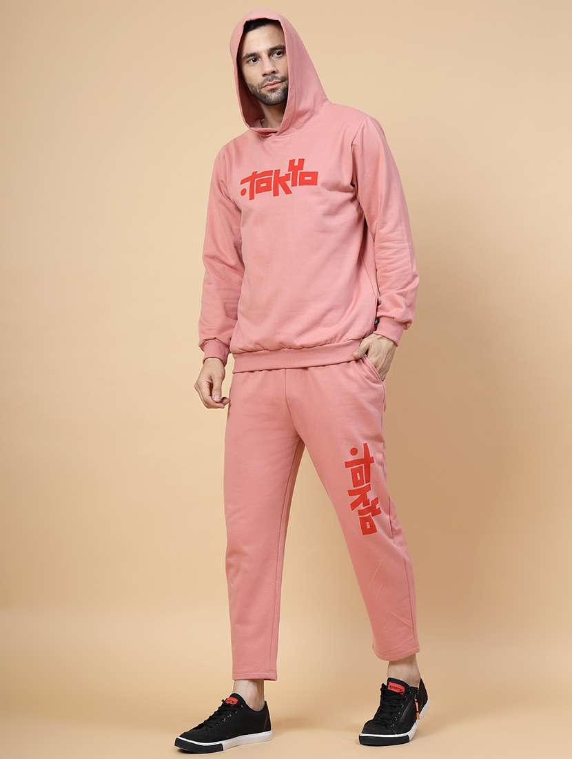 men front & back printed full length track suit