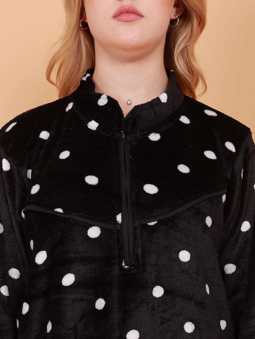 black wool nighty sleepshirts & - 21643082 -  Standard Image - 4