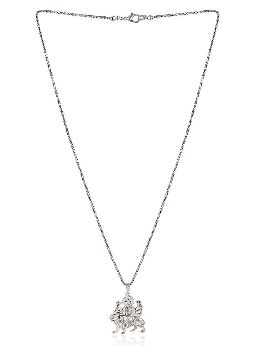 men sacred idol pendant with chain - 21643104 -  Standard Image - 1
