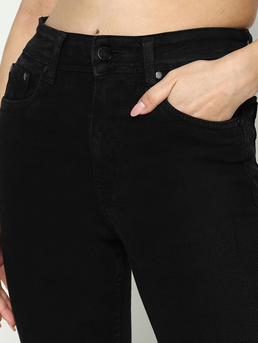 women solid high rise slim fit jean - 21643185 - Standard Image - 6