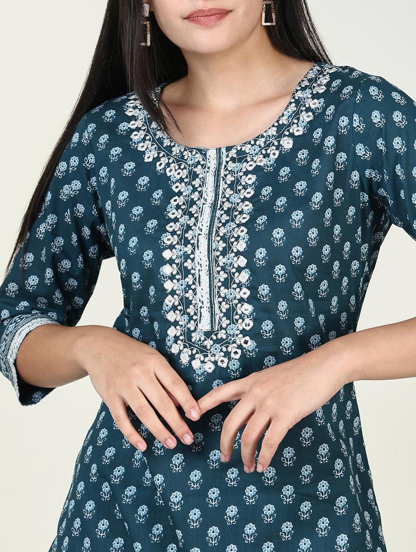 women floral printed kurta pant set with dupatta - 21643239 - Standard Image - 6