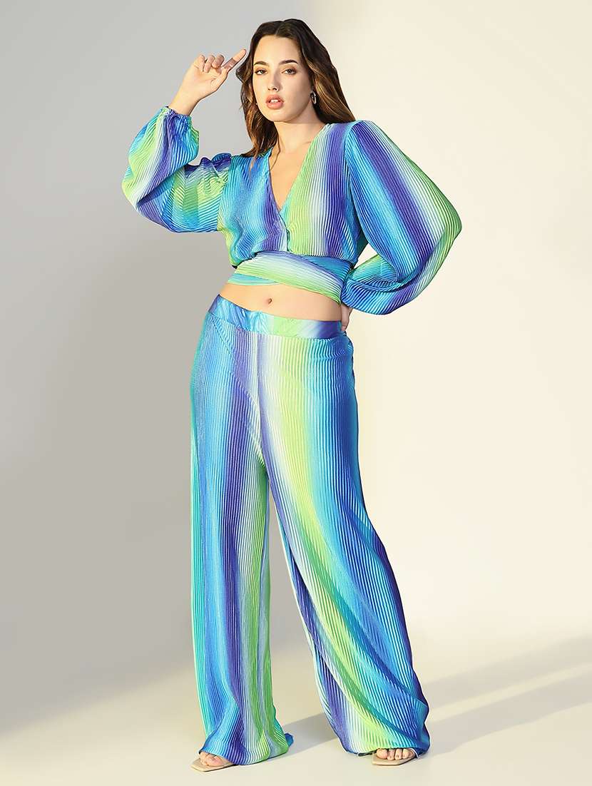 women printed top and trouser co-ord set - 21643267 -  Standard Image - 6