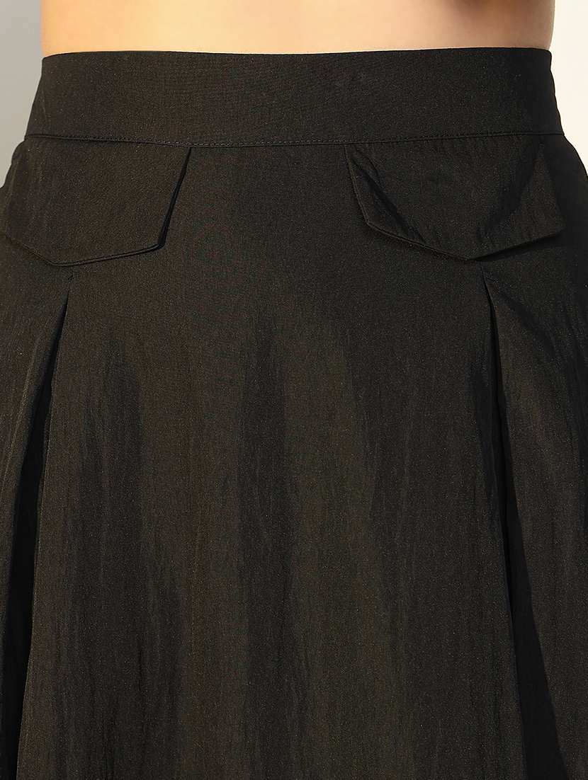 women solid top and skirt co-ord set - 21643275 -  Standard Image - 6