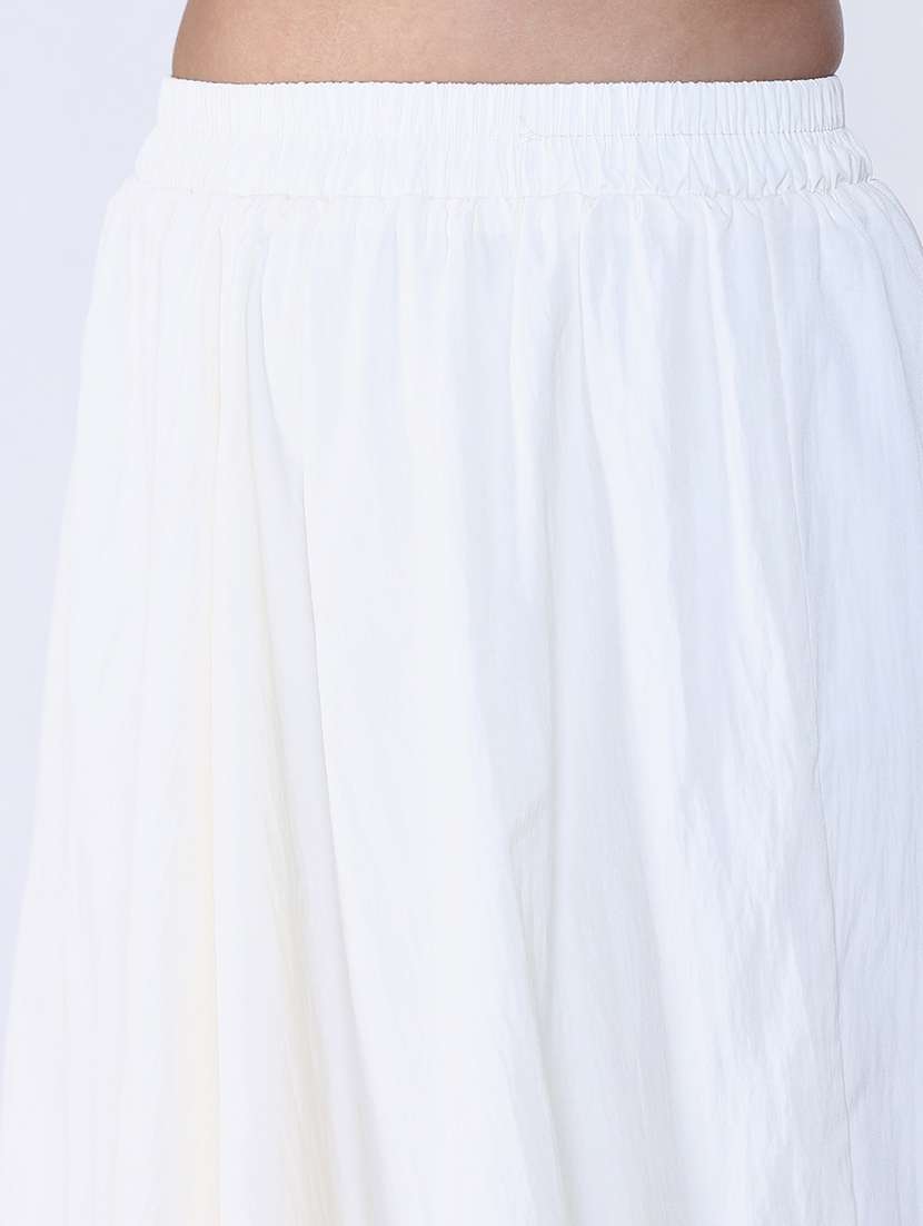 women solid high rise ballon skirt - 21643343 - Standard Image - 6