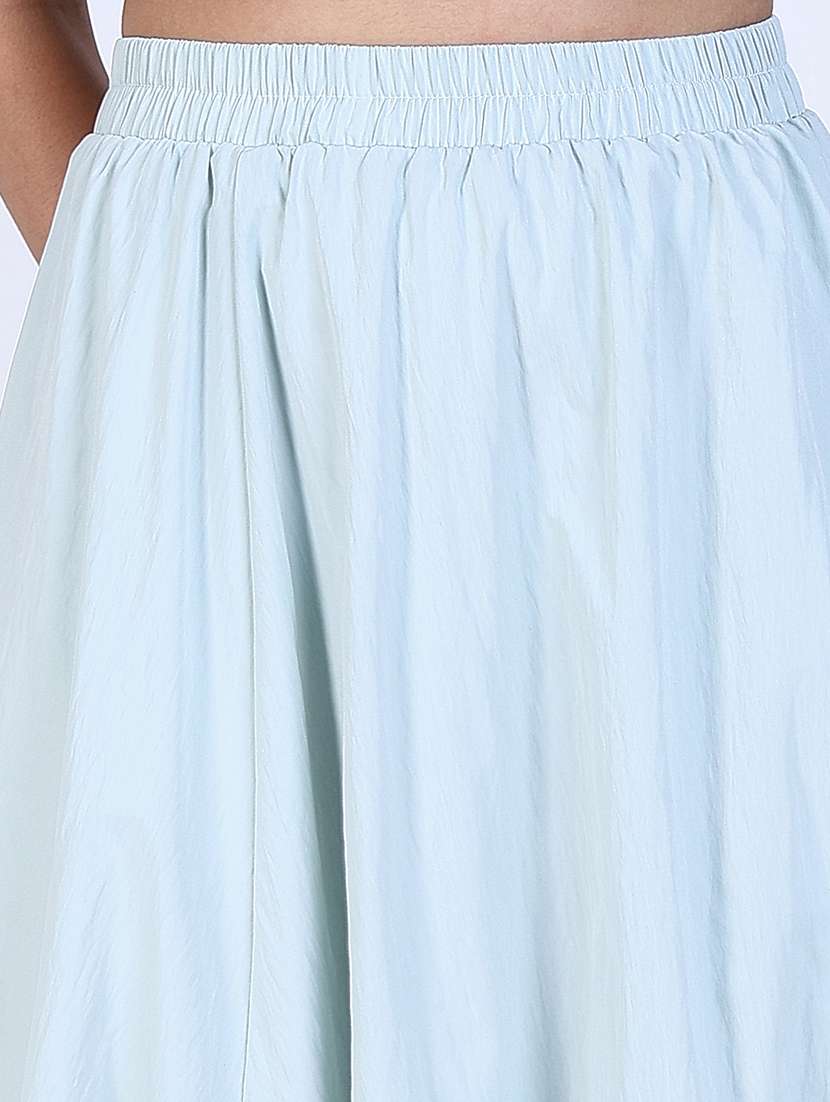 women solid high rise ballon skirt - 21643344 - Standard Image - 6