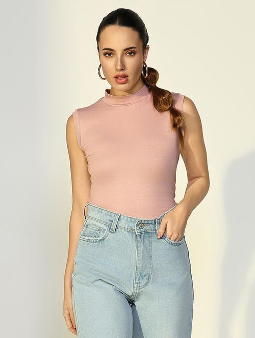 women solid sleeveless regular top - 21643389 -  Standard Image - 0