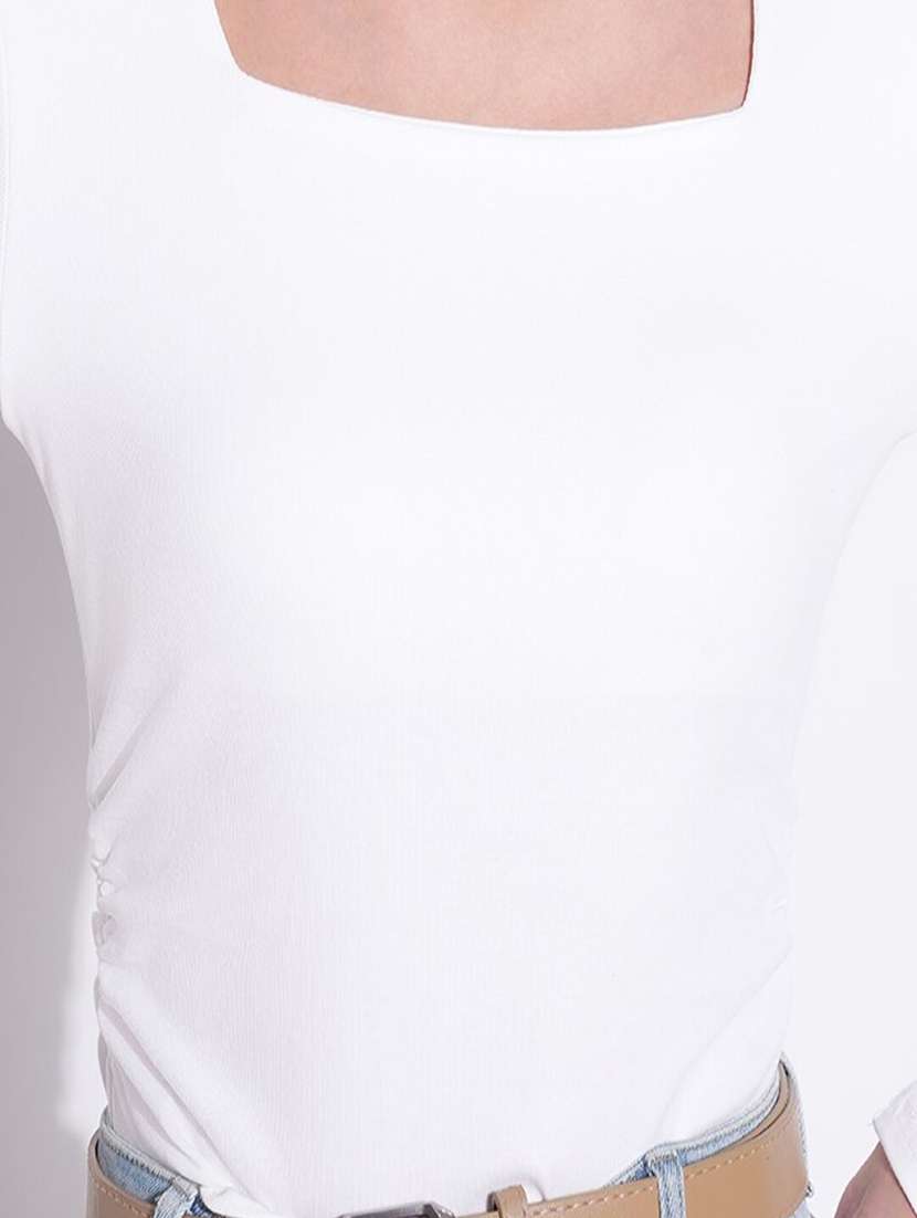 women white solid long sleeve top - 21643399 -  Standard Image - 6