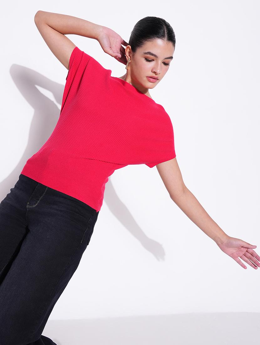 women solid short sleeves regular top - 21643423 - Standard Image - 1