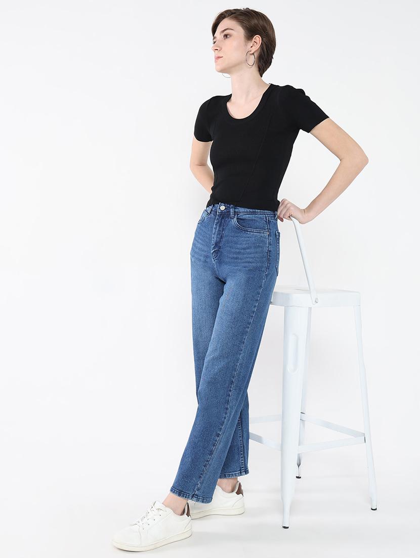 women black solid short sleeve top - 21643501 - Standard Image - 4