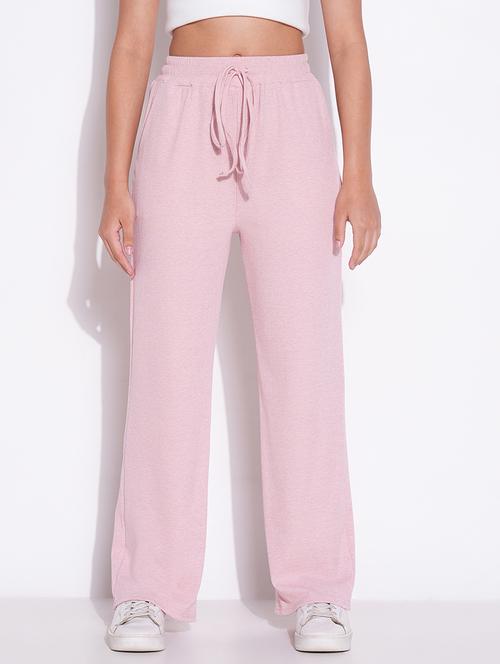 women solid high rise wide leg trouser - 21643541 -  Standard Image - 0