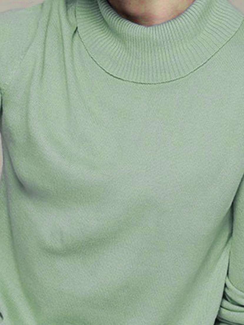men solid turtle neck pullover - 21643562 -  Standard Image - 4