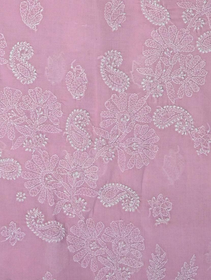 women chikankari work unstitched suit set - 21643588 - Standard Image - 4