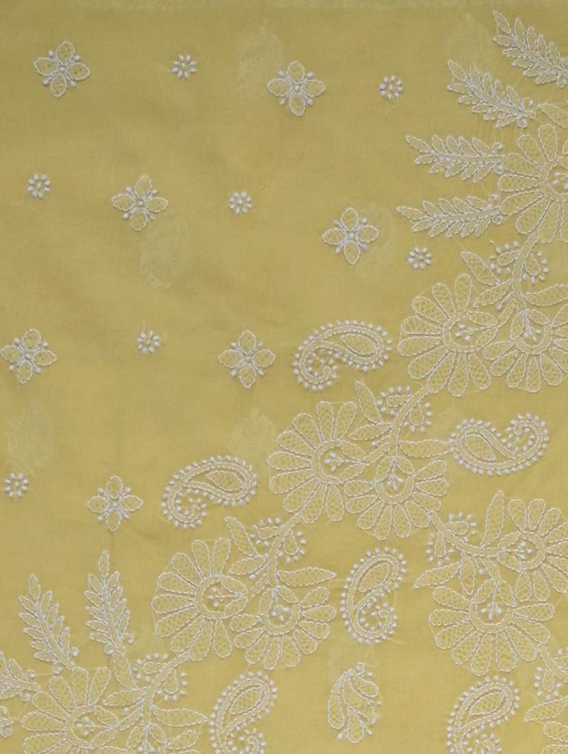 women chikankari work unstitched suit set - 21643589 -  Standard Image - 4