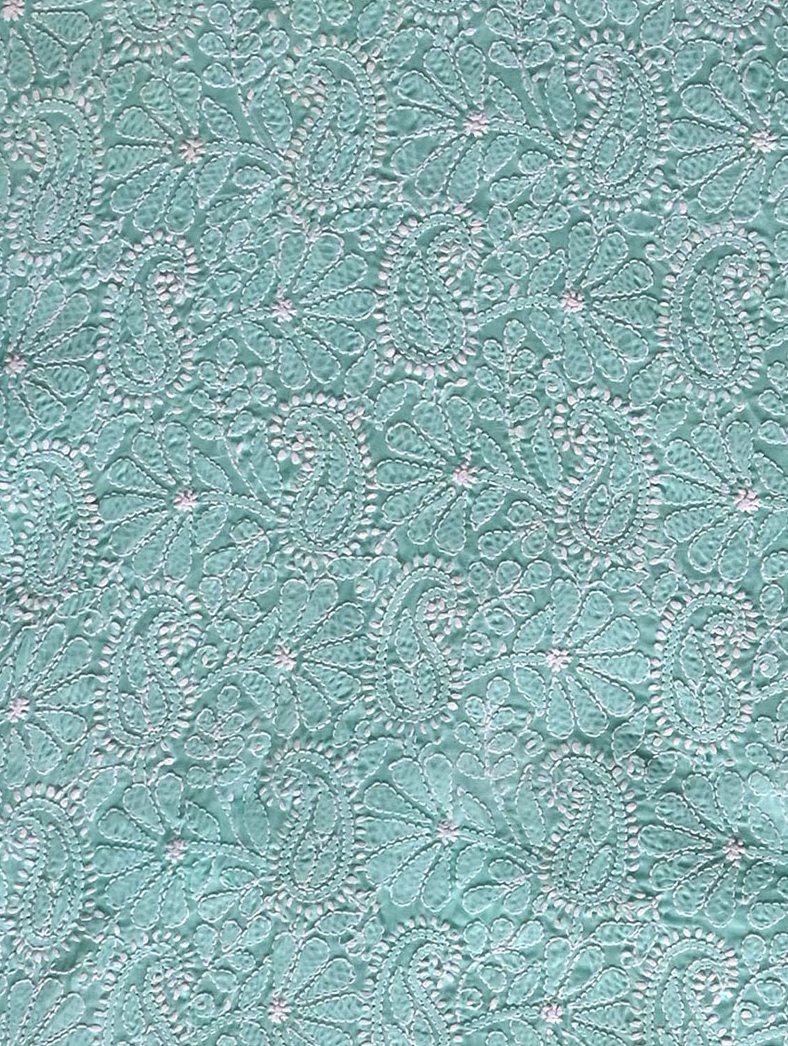 women chikankari work unstitched suit set - 21643599 - Standard Image - 4