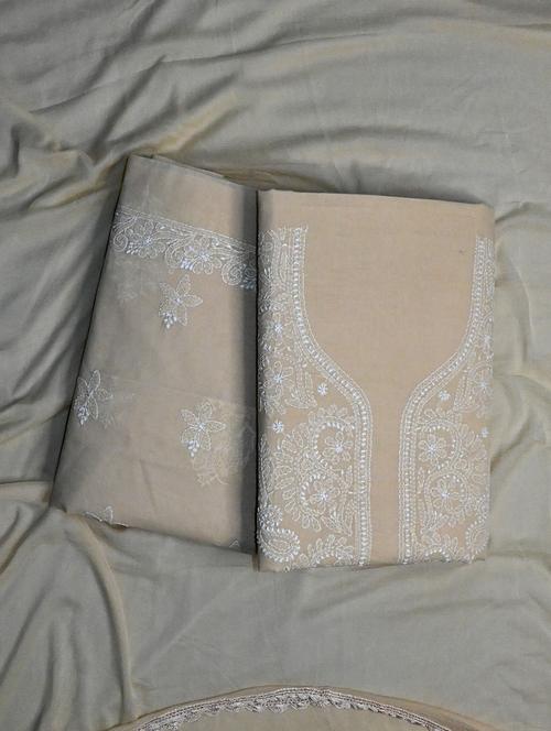 women chikankari work unstitched suit set - 21643617 - Standard Image - 0