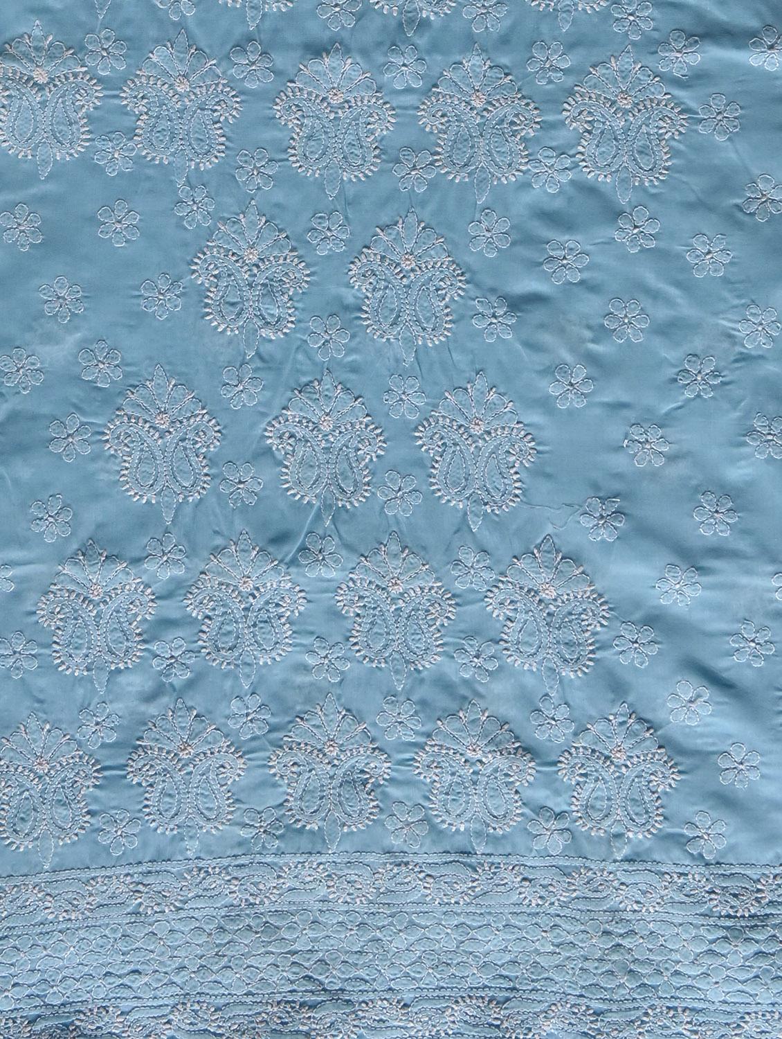 women chikankari work unstitched suit set - 21643661 - Standard Image - 4
