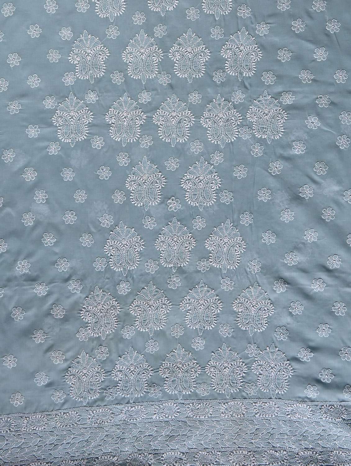 women chikankari work unstitched suit set - 21643665 -  Standard Image - 4