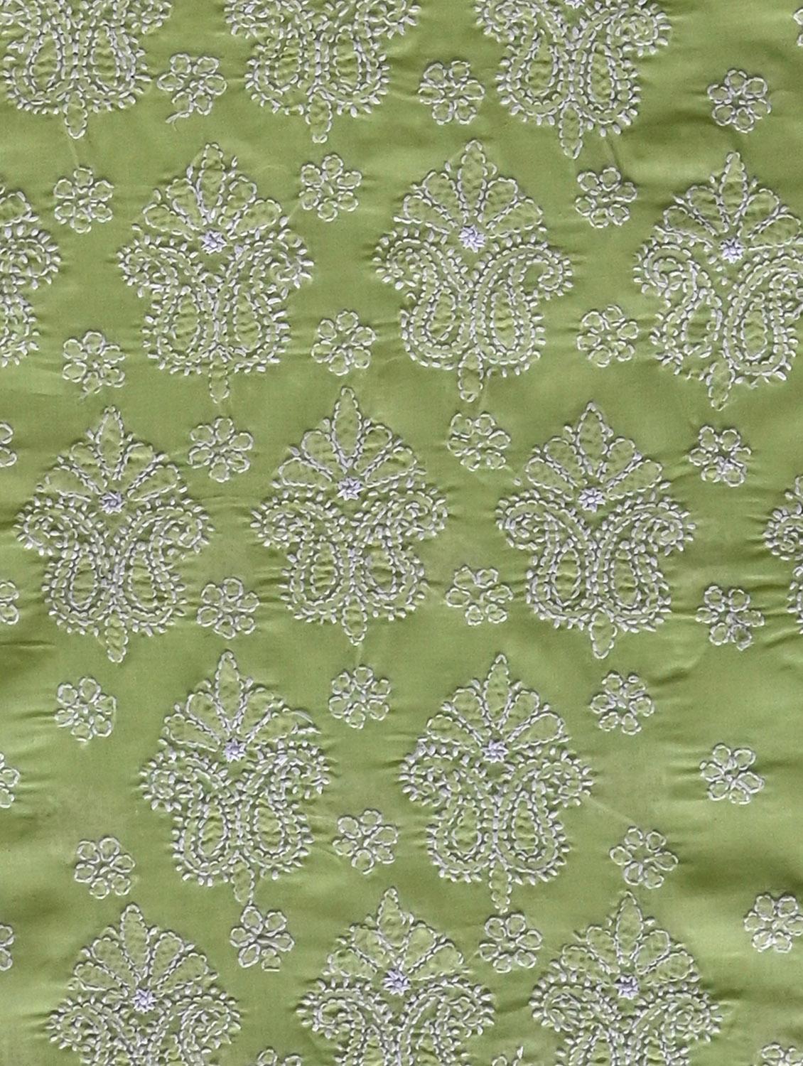 women chikankari work unstitched suit set - 21643667 - Standard Image - 4